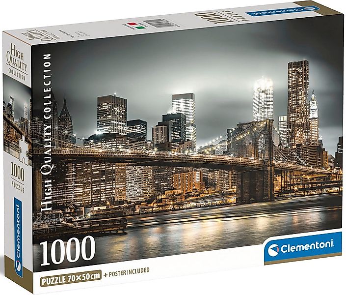 Clementoni® Puzzle High Quality Collection Compact, New York Skyline, 1000 günstig online kaufen