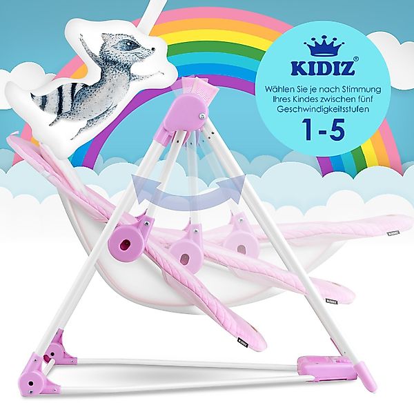 KIDIZ Babywippe, Babywippe Babyschaukel mit Geschwindigkeitseinstellungen günstig online kaufen