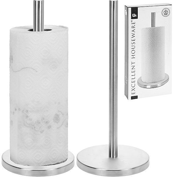 Koopman Küchenrollenhalter Silber, (1-St), Rollenhalter, Edelstahl, günstig online kaufen