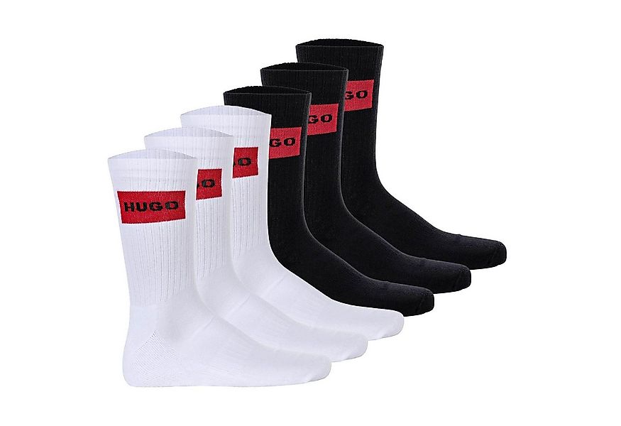 HUGO Sportsocken Herren Socken 6er Pack Baumwolle (Packung, 6er Pack) günstig online kaufen