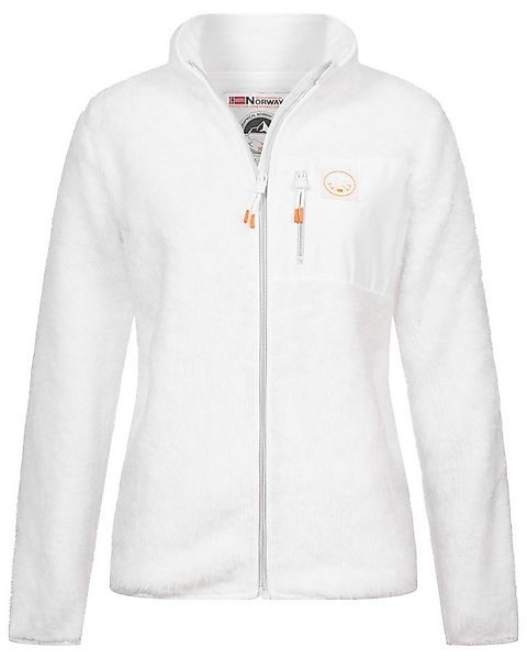 Geographical Norway Fleecejacke Damen Teddy Fleece Jacke Herbst Winter Jack günstig online kaufen