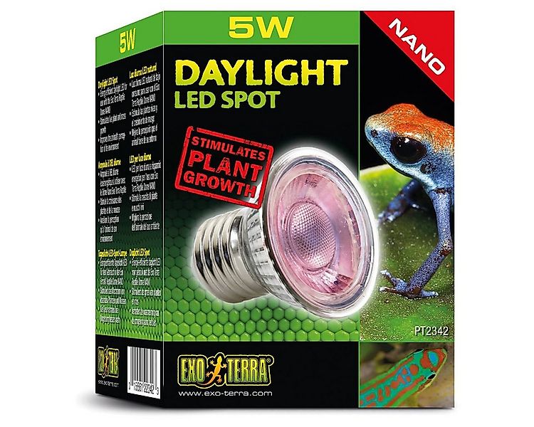 Exo Terra Terrarienleuchte Daylight LED Spot - Tageslichtlampe NANO 5 W günstig online kaufen
