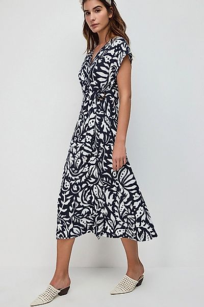 No Matter What Midikleid Gemustertes Wickelkleid günstig online kaufen