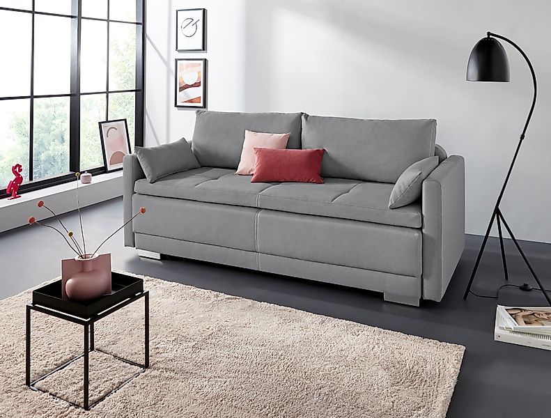INOSIGN Schlafsofa Berlin, mit Boxspringaufbau, Bettfunktion günstig online kaufen