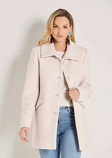 MADELEINE Kurzmantel Eleganter Damenmantel aus Wolle günstig online kaufen