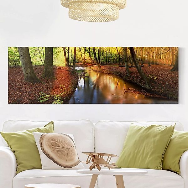 Leinwandbild - Panorama Autumn Fairytale günstig online kaufen