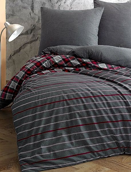Visaggio Bettwäsche 100% Baumwolle Bettbezug Set günstig online kaufen