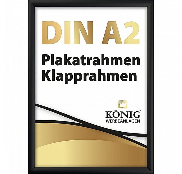 Dreifke Rahmen Dreifke® Plakatrahmen DIN A2, 25mm Aluminium Profil, schwarz günstig online kaufen