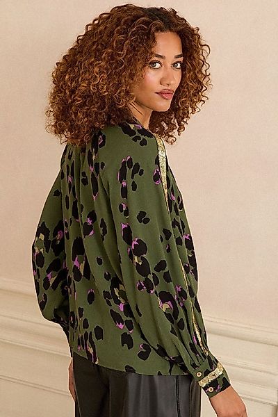 Love & Roses Paillettenshirt Love & Roses Jacquard-Bluse mit Pailletten Reg günstig online kaufen