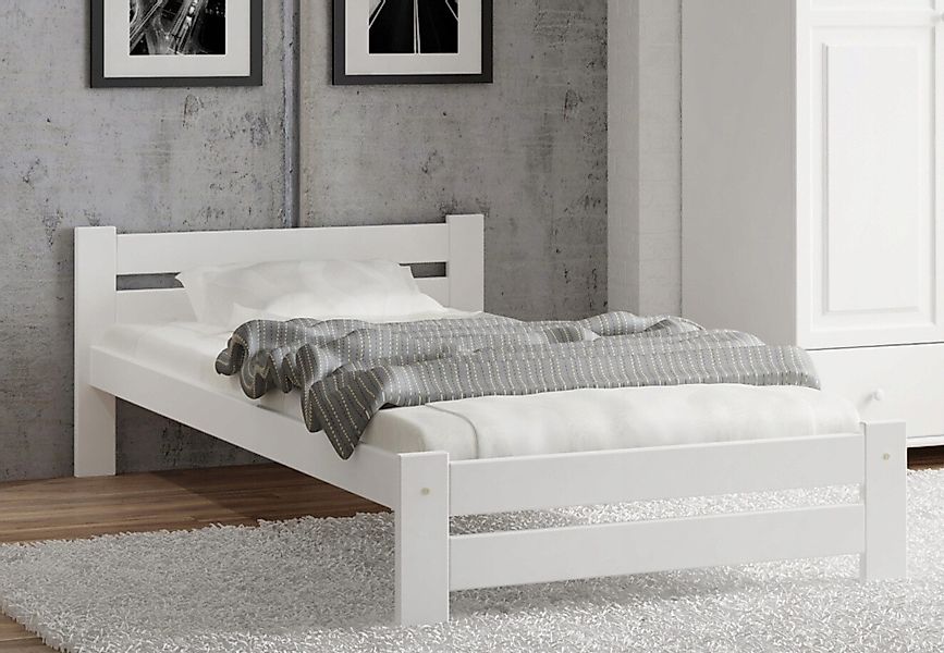 Home Collective Holzbett aus Massivholz Kiefer, günstig online kaufen