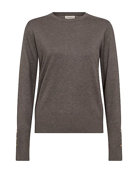 FREEQUENT Strickpullover FQKATIE-PULLOVER mit Zierknöpfen günstig online kaufen