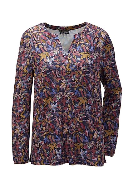 GOLDNER Kurzarmbluse "Elegantes Blusenshirt mit V-Ausschnitt" Schulterpasse günstig online kaufen