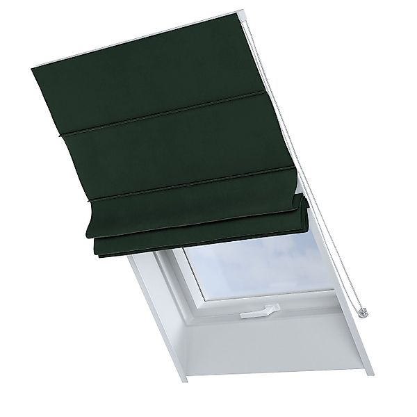 Dekoria Dachfenster-Raffrollo Rimini, moosgrün, 50 x 60 cm günstig online kaufen