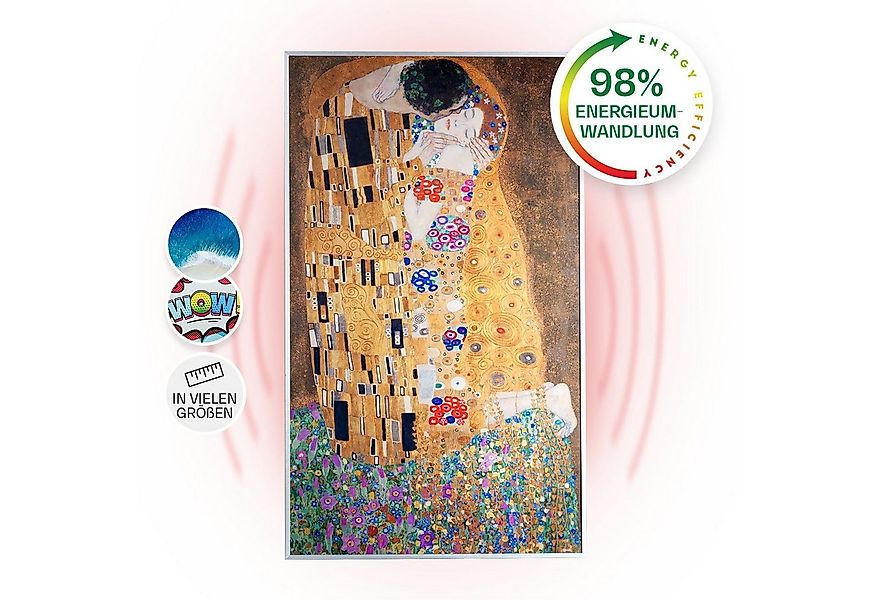 Klarstein Heizkörper Wonderwall Air Art, elektrische Infrarotheizung mit Th günstig online kaufen