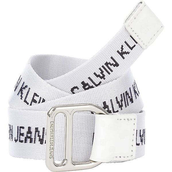 Calvin Klein Accessories Slider Webbing 30mm Gürtel 95 cm Bright White günstig online kaufen