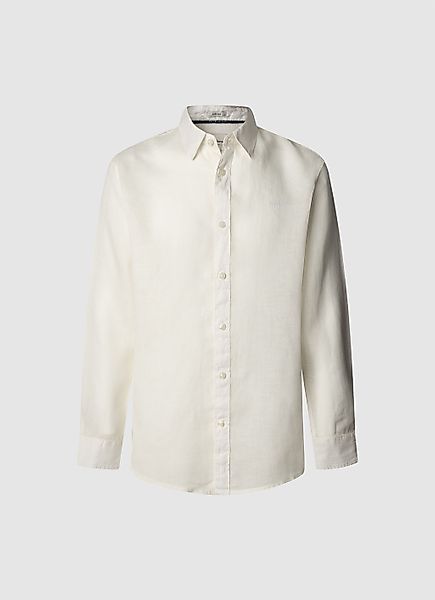 Pepe Jeans Langarmhemd "ARNAU" aus einem Leinen-Mix günstig online kaufen