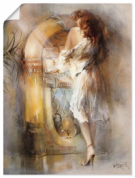 Artland Wandbild "In der Zeit verloren" Frau 1 Stk. tlg. ohne Rahmen günstig online kaufen