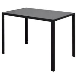 vidaXL Essgruppe 7-tlg. Essgruppe Schwarz, (6-tlg) günstig online kaufen