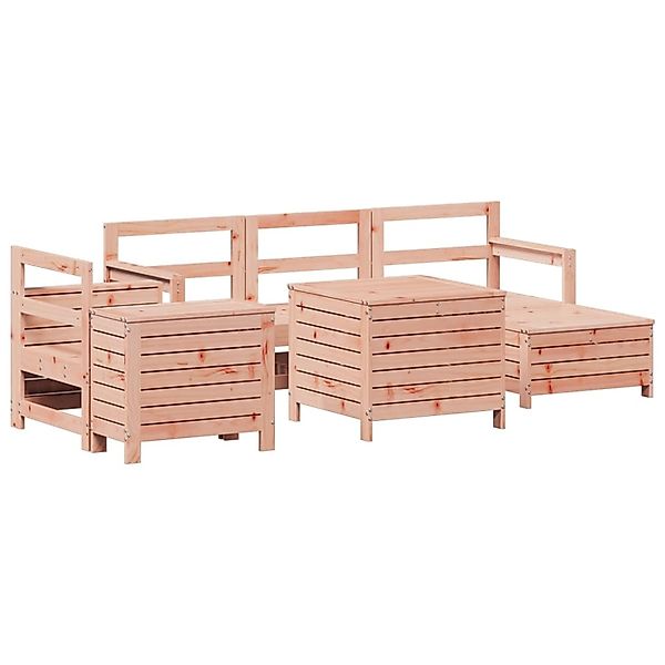 vidaXL 7-Tlg Garten-Sofagarnitur Massivholz Douglasie 3250550 günstig online kaufen