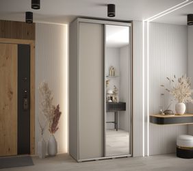 MOEBLO Schiebetürenschrank ALOKAZJA III (Garderobe Schiebtüren günstig online kaufen