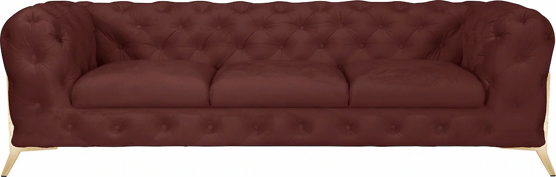 Home affaire Chesterfield-Sofa "Amaury" aufwändige Knopfheftung, moderne Ch günstig online kaufen