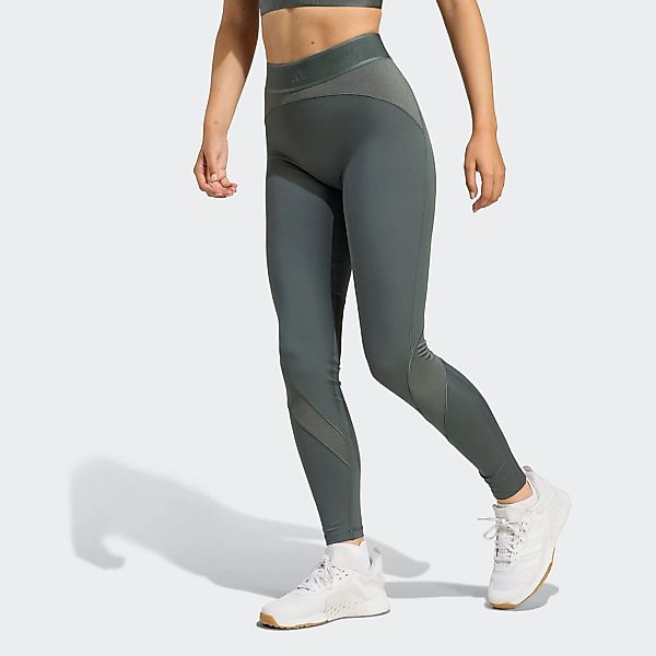 adidas Performance Trainingstights "HYG SHN 1/1 L" sportlicher Mix aus glän günstig online kaufen