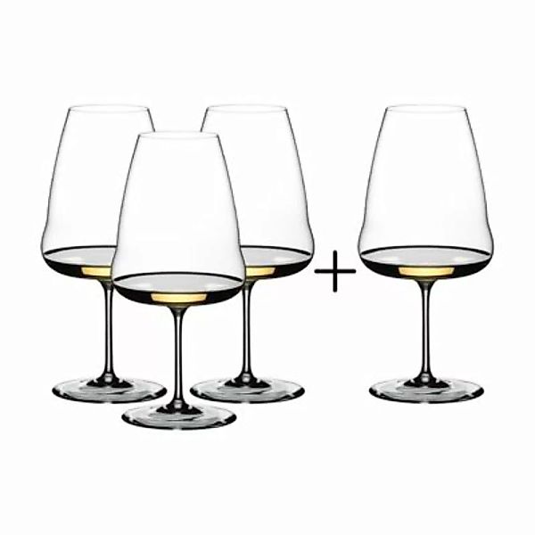 RIEDEL THE WINE GLASS COMPANY Winewings Riesling Gläserset Pay 3 Get 4 Weiß günstig online kaufen