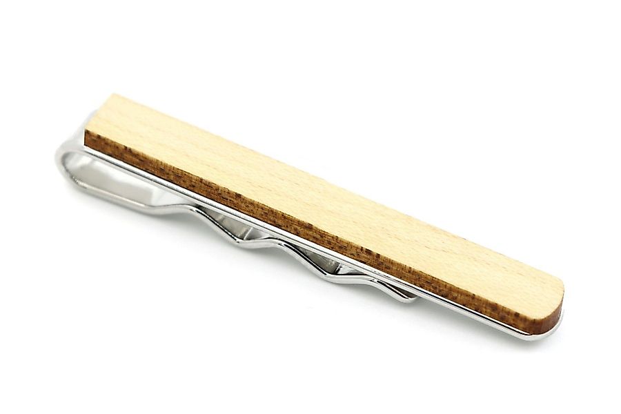 NaturSchatulle Krawattennadel Holz Klassik (5cm Edelstahl günstig online kaufen