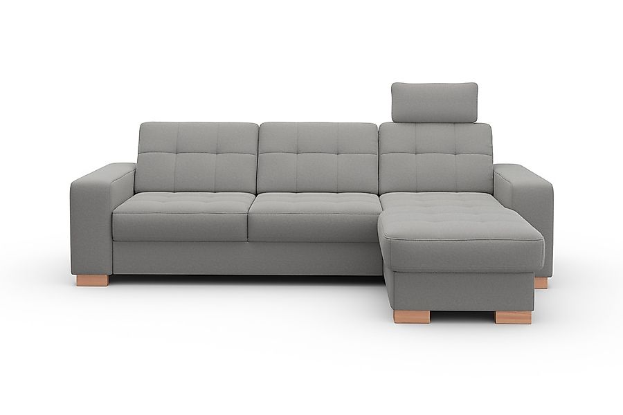sit&more Ecksofa »Quincy L-Form« wahlweise mit Bettfunktion und Bettkasten günstig online kaufen