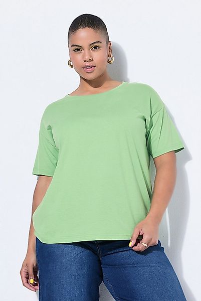 Studio Untold T-Shirt Basic-Shirt Relaxed Shape überschnittene Schultern günstig online kaufen