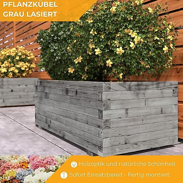 Mega-Holz Pflanzkübel Mega Holz Pflanzkübel Kiefer günstig online kaufen