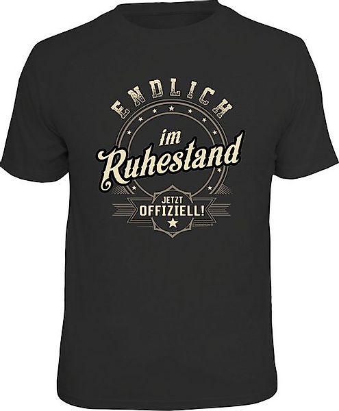 RAHMENLOS® T-Shirt Endlich im Ruhestand, jetzt günstig online kaufen