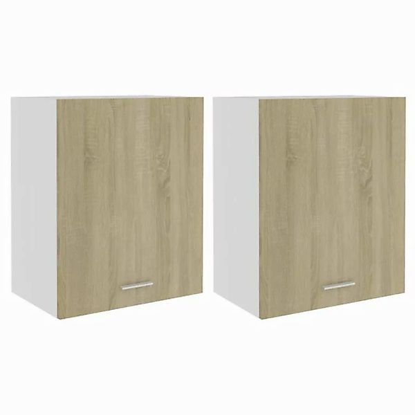 vidaXL Hängeschrank Hängeschränke 2 Stk Sonoma Eiche 50x31x60 cm Spanplatte günstig online kaufen