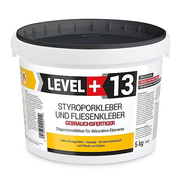 Level+ Dispersionskleber Styroporkleber Dispersionkleber Deckenplatten L+13 günstig online kaufen