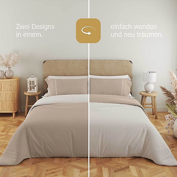CLASS HOME COLLECTION Wendebettwäsche Bettwäsche-Set Bettbezug günstig online kaufen