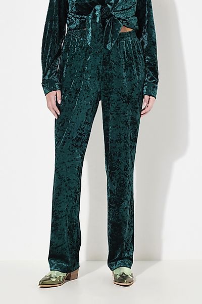 Ulla Popken Schlupfhose Samthose Ruby gerades günstig online kaufen