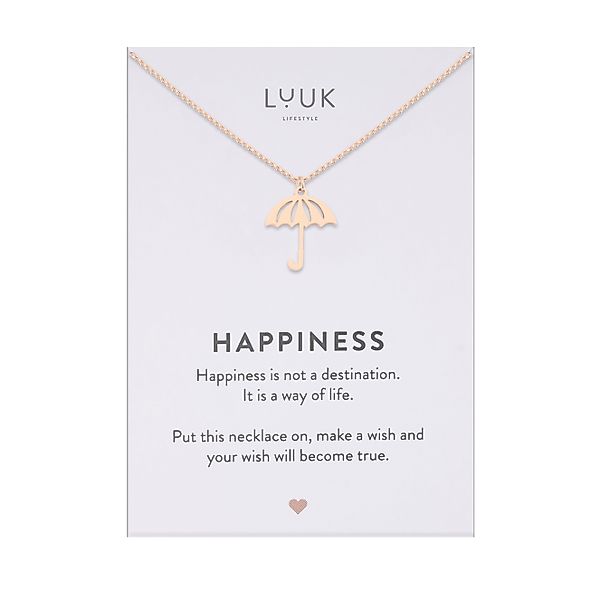 LUUK LIFESTYLE Kette mit Anhänger Regenschirm, günstig online kaufen