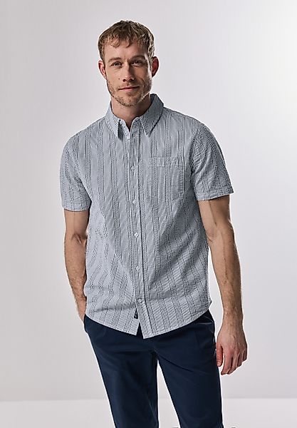 STREET ONE MEN Kurzarmhemd aus reiner günstig online kaufen