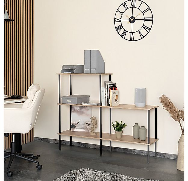 HOME DELUXE Regal INDU, Bücherregal, Standregal, Wohnzimmerregal, Dachschrä günstig online kaufen