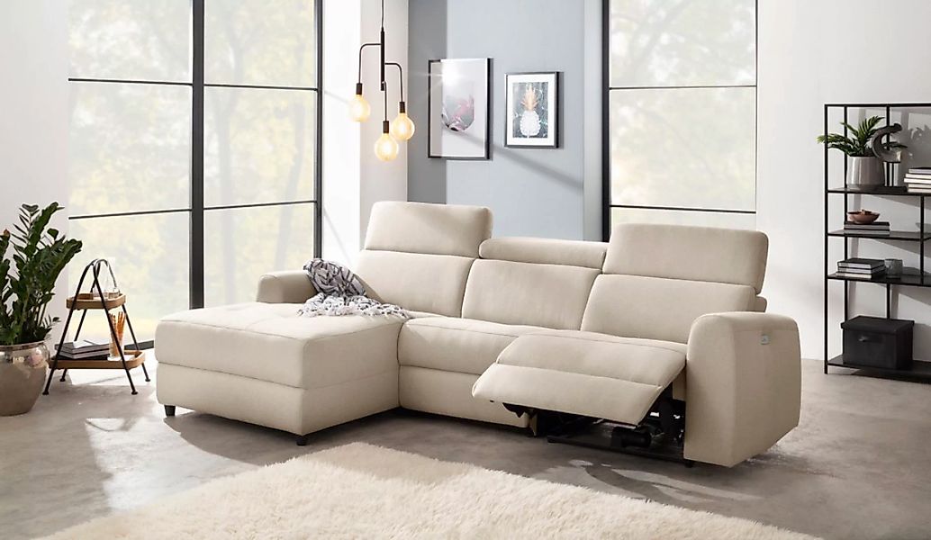 Home affaire Ecksofa »Sentrano, L-Form,«, 275 cm, man. o. elektr. Relaxfunk günstig online kaufen