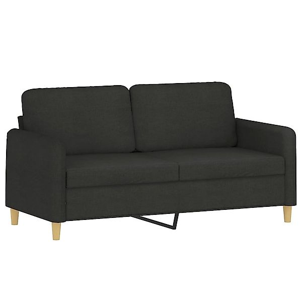 vidaXL Sofa 2-Sitzer-Sofa Schwarz 140 cm günstig online kaufen