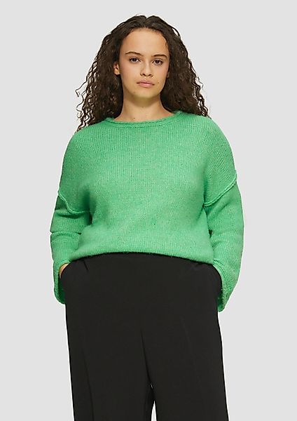 s.Oliver Longpullover Strickpullover Strickpullover mit weiten günstig online kaufen