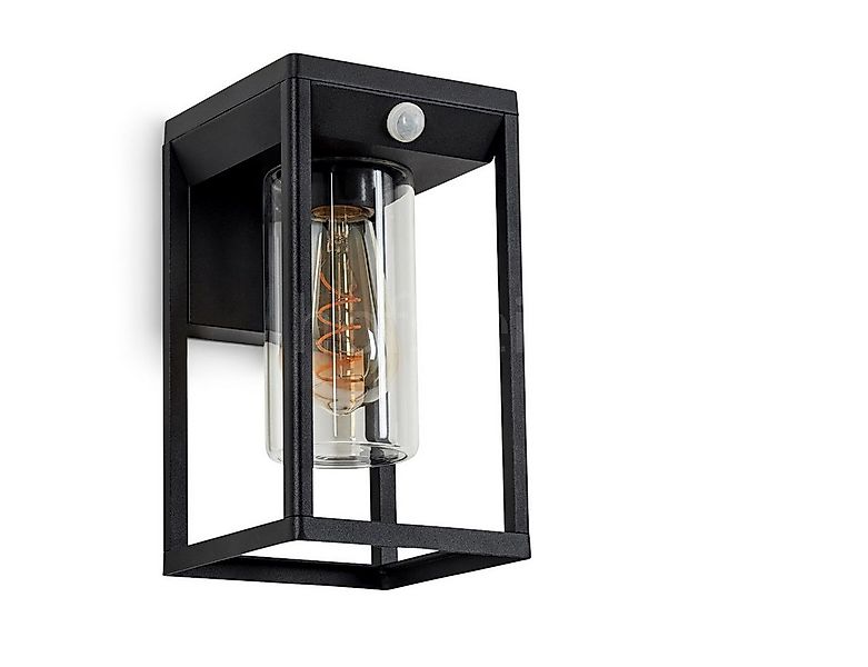 hofstein Außen-Wandleuchte »Besana« Außenleuchte aus Metall/Glas in Schwarz günstig online kaufen