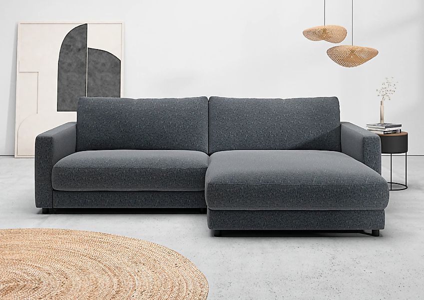 Home affaire Ecksofa "Ecksofa Jiro, L-Form, große Sitztiefe, Breite 265 cm" günstig online kaufen