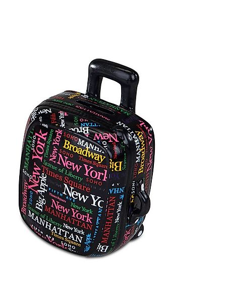 formano Spardose Spardose cooler Koffer Trolli Städtenamen Höhe ca. 15cm günstig online kaufen