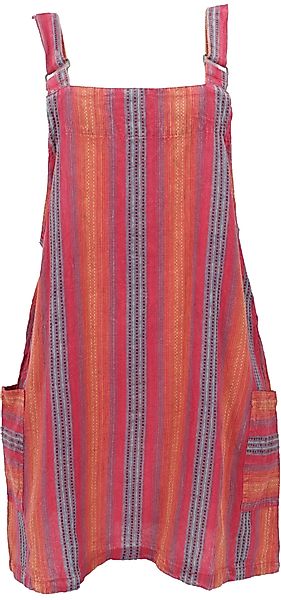 Guru-Shop Minirock Gestreifter Boho Latzrock, Trägerkleid,.. günstig online kaufen