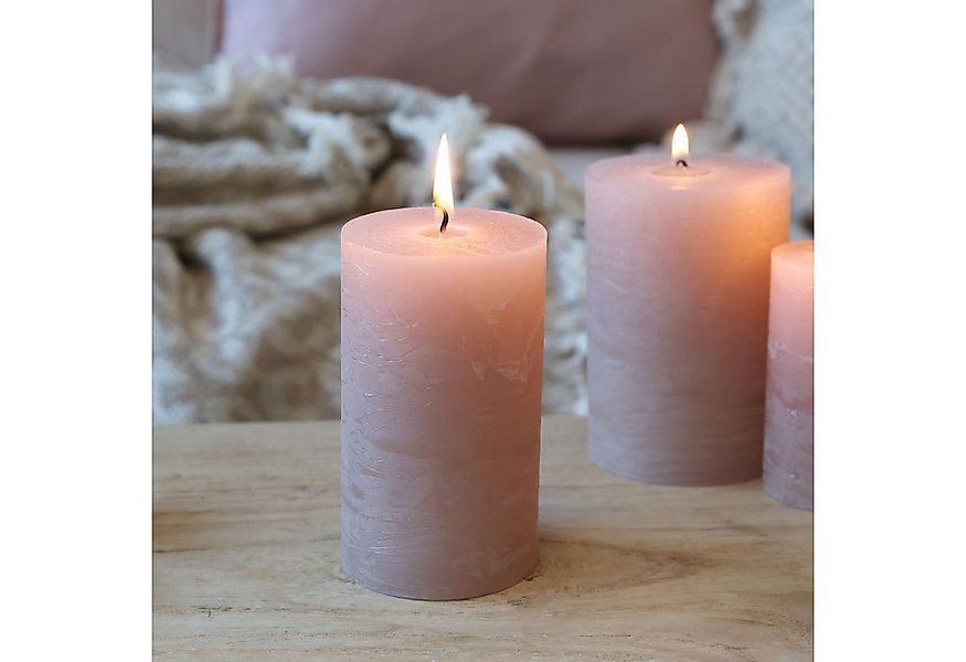 Chic Antique Rustic-Kerze Stumpenkerze Rustikale Kerze Macon Paraffin versc günstig online kaufen