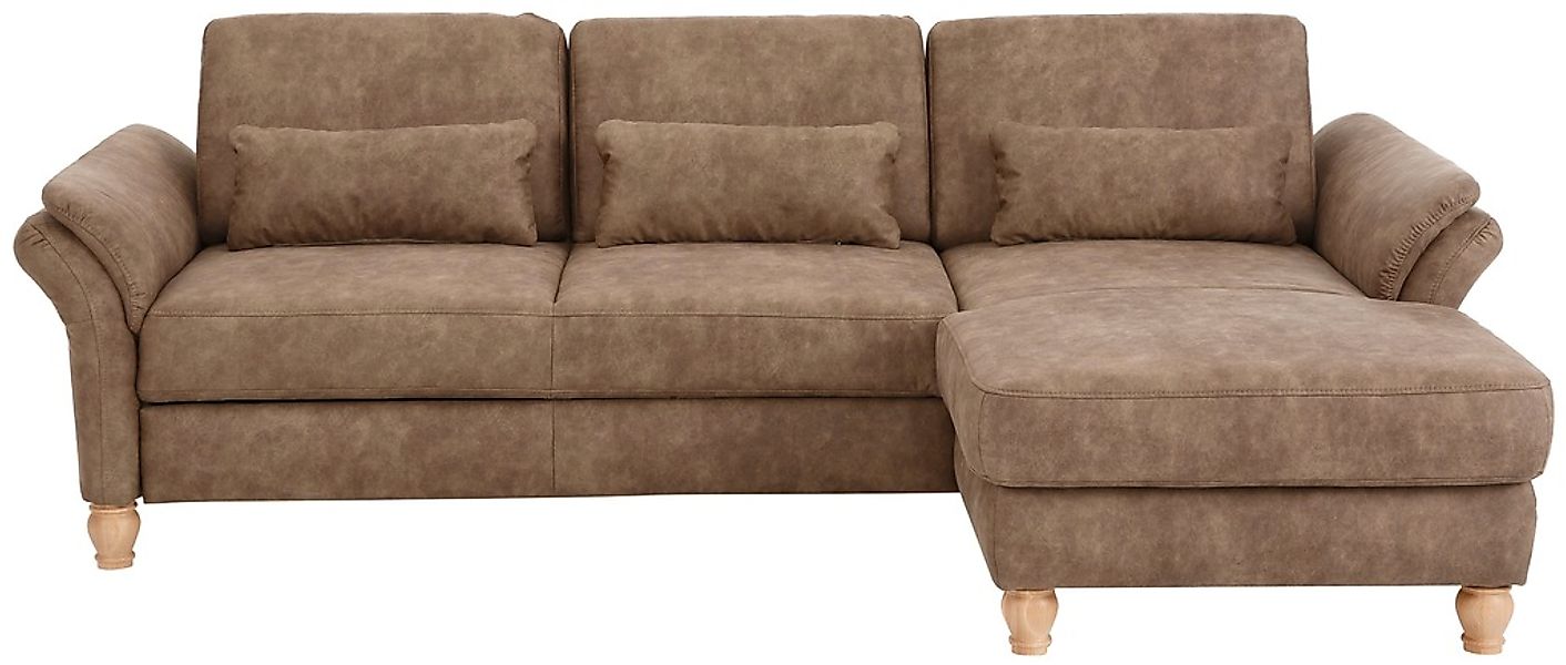 Home affaire Ecksofa »Palace L-Form« incl. Sitztiefenverstellung, wahlweise günstig online kaufen