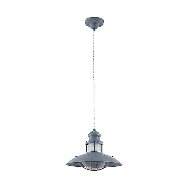 Lindby Pendelleuchte Louisanne 9621439 Vintage Industriell in Alu aus Metal günstig online kaufen