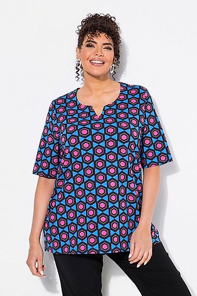Ulla Popken T-Shirt T-Shirt grafischer Druck günstig online kaufen
